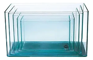 KIT DE AQUARIOS DE VIDRO CURVO 5 EM 1 - OCEAN TECH