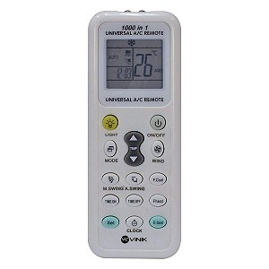 CONTROLE REMOTO UNIVERSAL PARA AR CONDICIONADO