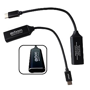 Adaptador Tipo C para HD 4k - Exbom U3V-X40