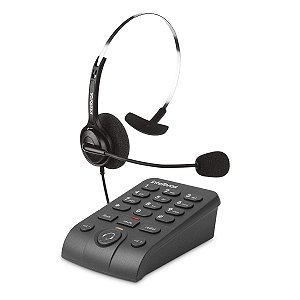 Telefone Headset HSB40 Ajustável Atendimento Automático Telemarketing RJ9 - HSB 40