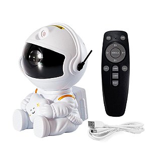 Projetor de luz da galáxia do astronauta - Projetor de céu estrelado de astronauta com controle
