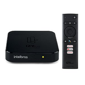 Smart Box Android TV IZY Play Preto Intelbras