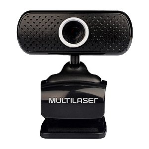 WEBCAM PLUGEPLAY 480P MIC USB Multilaser PRETO WC051