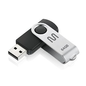PENDRIVE TWIST PRETO 64GB