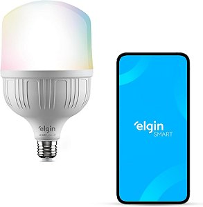 Lâmpada Inteligente Smart Color 20W Elgin RGB Wi-Fi - Compatível Alexa