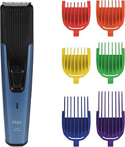 Cortador de Cabelo e Aparador de Barba Studio Color Plus Elgin 7 em 1 - Bivolt