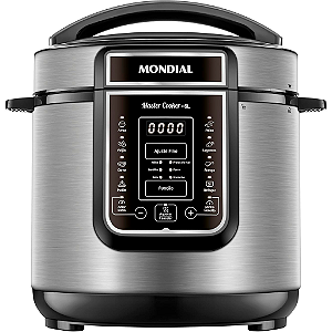 Panela de Pressão Elétrica Digital Mondial PE-60-6L-I – 6L, 1000W, 220V