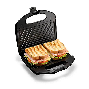 Sanduicheira Grill 2 em 1 Brunch Time Elgin Antiaderente 220V 800W