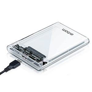 Case transparente, Gaveta externa para armazenar HD, para HD SATA 2.5 HHD/SSD USB 3.0 ECASE300 CGHD-35