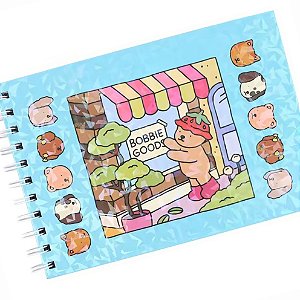 Livro de Colorir Bobbie Goods Original - Dsps dura com 50 páginas Desenhos Anti Estresse – Cores Variadas