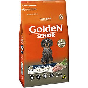 Ração Golden Formula Cães Sênior Mini Bits Frango e Arroz