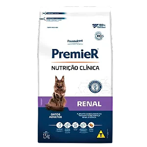 Ração Premier Nutrição Clínica Renal Gatos Adultos