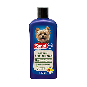 Shampoo Sanol Dog Antipulgas - 500 ml
