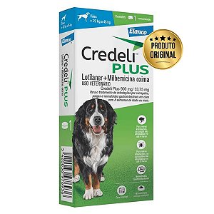 Credeli Plus 900mg Cães 22-45kg 1Comp Elanco