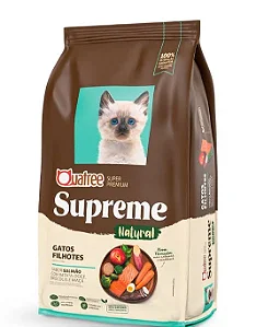 Ração Quatree Supreme Sabor Salmão e Batata Doce para Gatos Filhotes