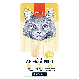 Wanpy Petisco Para Gato Filé de Frango - 25g