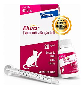 Elura Elanco Estimulante Apetite Gatos Solução Oral 15ml