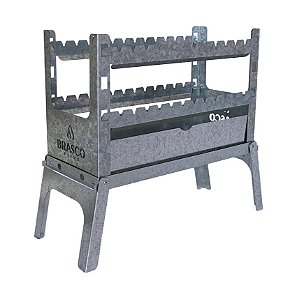 Churrasqueira Portátil JOY para Espetinhos em Aço Galvanizado sem Bag