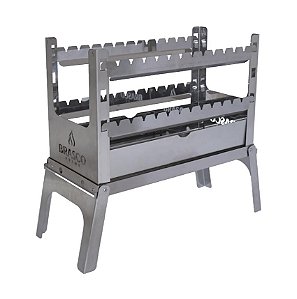 Churrasqueira Portátil JOY para Espetinhos em Aço Inox sem Bag