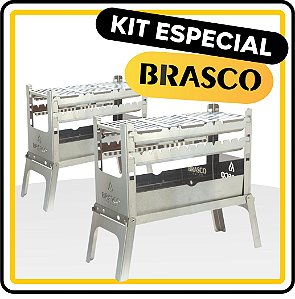 KIT DUAS CHURRASQUEIRAS JOY