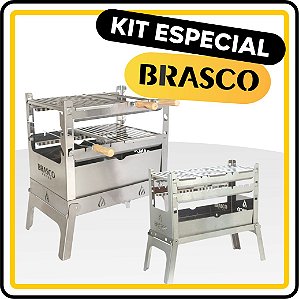KIT CHURRASQUEIRA JOY + CHURRASQUEIRA SMART