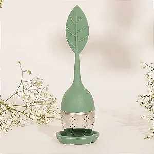 Infusor Chá Silicone Verde