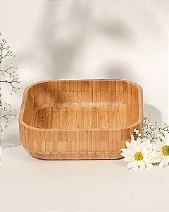 Bowl Bambu Quadrado 3l