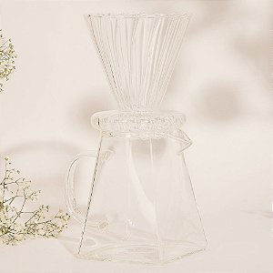 Cafeteira e Filtro Vidro 500ml