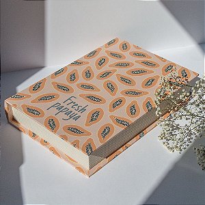 Caixa Livro Papaya Grande