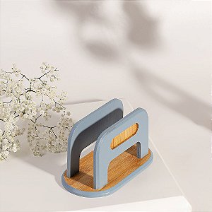 Porta Guardanapo Bambu Azul