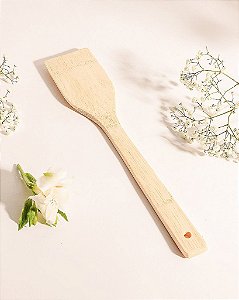 Espátula Reta Bambu 30x6