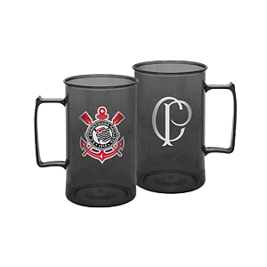CANECA ACRÍLICA 400ML - CORINTHIANS