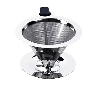 Filtro de Café Reutilizável em Aço Inox