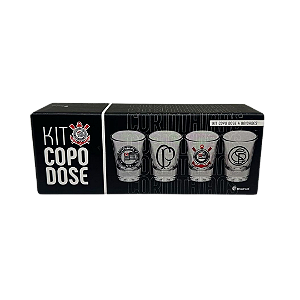 Kit 4 Copos Dose Corinthians Original
