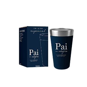 TAÇA DUBLIN 400ML SÉRIE OURO - PAI OBRIGADO