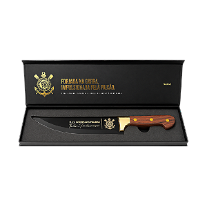 FACA PARA CHURRASCO CORINTHIANS GOLD BRASFOOT