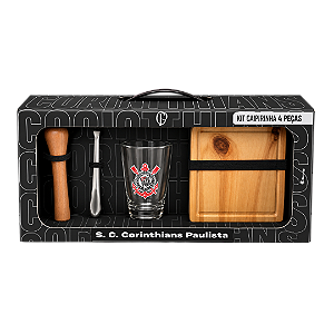 KIT CAIPIRINHA CORINTHIANS 4 PEÇAS BRASFOOT