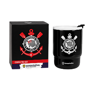 COPO TÉRMICO TO GO CORINTHIANS 400ML ZONA CRIATIVA