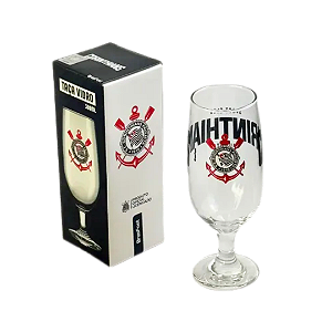 TAÇA DE VIDRO CORINTHIANS 300ML BRASFOOT