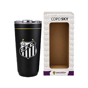 COPO TÉRMICO SKY SANTOS 500ML ZONA CRIATIVA