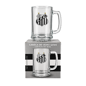 CANECA DE VIDRO SANTOS 420ML ALLMIX