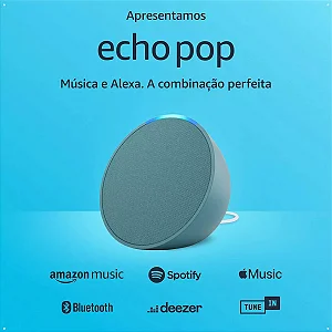 Amazon Echo Pop Verde com Alexa | Smart Speaker Original Amazon