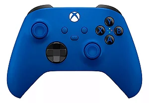 Controle Sem Fio Microsoft Xbox Shock Blue – Compatível com Xbox Series X|S e PC