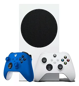 Console Xbox Series S 512GB + 1 Controles (Shock Blue) – Microsoft Original, Pronto para Jogar