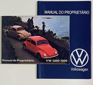 Manual do Proprietário VW Fusca ano 1972 + Capa Porta Manual