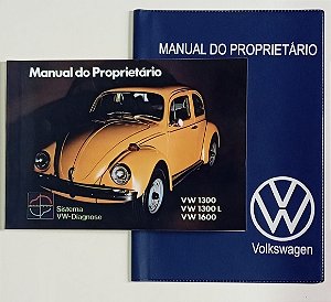 Manual do Proprietário VW Fusca ano 1975 + Capa Porta Manual