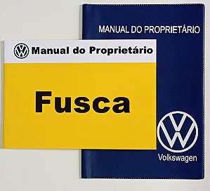 Manual do Proprietário VW Fusca ano 1983 + Capa Porta Manual
