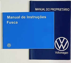 Manual do Proprietário VW Fusca ano 1986 + Capa Porta Manual