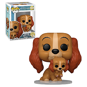 Funko Pop Disney Lady and the Trump Lady with Puppy 1553