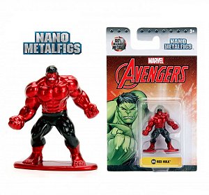 Colecao Nano Metalfigs Marvel Avengers Red Hulk - MV46